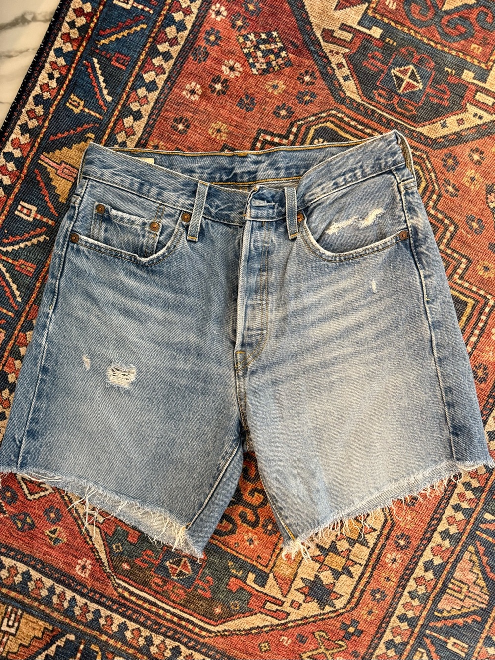 Women’s Levi’s Premium 501 Mid Thigh Shorts
